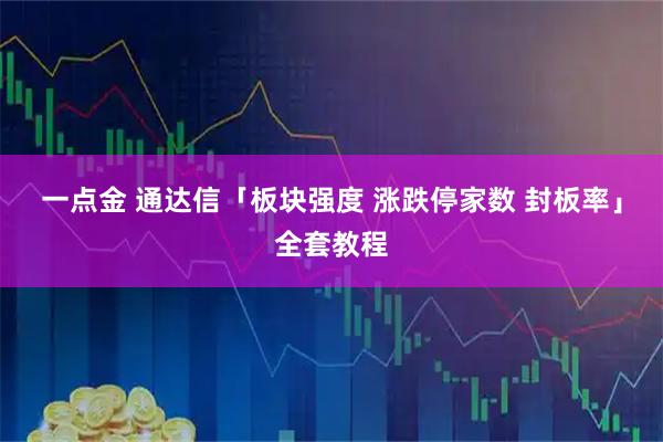 一点金 通达信「板块强度 涨跌停家数 封板率」全套教程