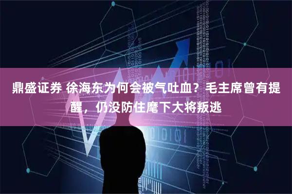 鼎盛证券 徐海东为何会被气吐血？毛主席曾有提醒，仍没防住麾下大将叛逃